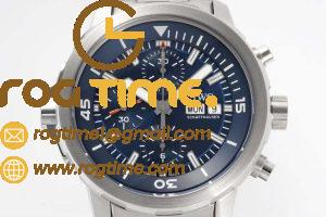 Aquatimer Chronograph 45mm SS/SS Blue Dial V6SF A7750