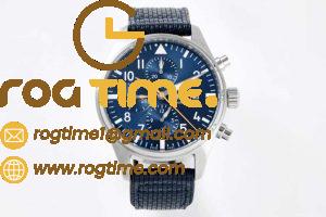 IWC - Pilot Chrono IW377729 SS/LE Blue BLSF A7750