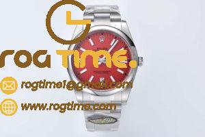 Oyster Perpetual 124300 41mm SS/SS Red/Stk Clean VR3230