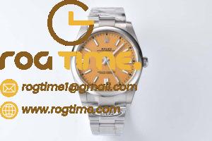 Oyster Perpetual 124300 41mm SS/SS Yellow/Stk Clean VR3230