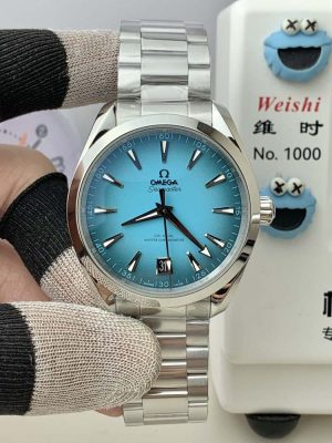 Aqua Terra 41mm SS/SS Turquoise Blue Dial VSF A8900