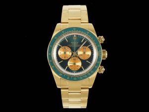 Daytona YG ADGF Best Edition Green/YG Dial on YG Bracelet A7750