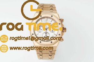 Royal Oak Chrono 26240OR 41mm RG/RG White Dial APS SH4401 Super Clone