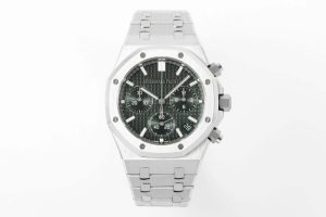 Royal Oak Chrono 26240ST 41mm SS/SS Green Dial APS SH4401 Super Clone