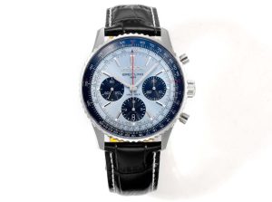 Navitimer B01 Chronograph SS/LE Blue/Stk BLSF Asian B01