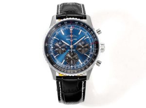 Navitimer B01 Chronograph SS/LE Dark Blue Dial BLSF Asian B01