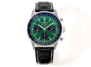 Navitimer B01 Chronograph SS/LE Dark Green Dial BLSF Asian B01