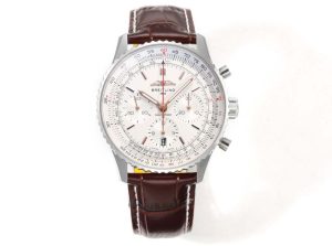 Navitimer B01 Chronograph SS/LE White/Stk BLSF Asian B01