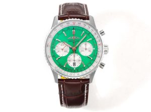 Navitimer B01 Chronograph SS/LE Green/Stk BLSF Asian B01