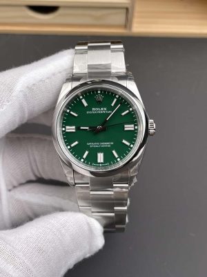 Oyster Perpetual 126000 36mm SS/SS Green/Stk VSF VS3230 Super Clone