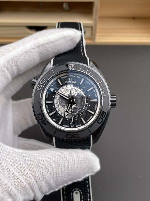 Planet Ocean Worldtimer 45.5mm Cer/RU Black Dial VSF A8938