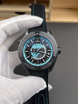 Planet Ocean Worldtimer 45.5mm Cer/RU Blue Dial VSF A8938