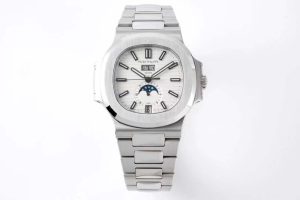 Nautilus 5726 40mm SS/SS White/Stk PPF A324