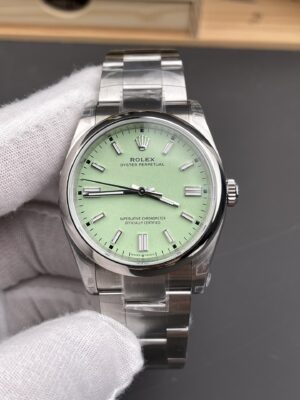 Oyster Perpetual 126000 36mm SS/SS Pistachio Dial VSF VS3230