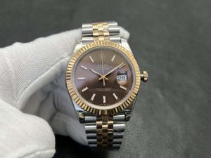 Datejust 126331 41mm Jub SS/RG Brown/Stk VSF DD3235