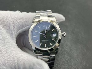 Datejust 126300 41mm Oys SS/SS Green Textured Dial VSF DD3235
