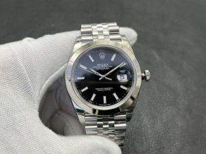 Datejust 126300 41mm Jub SS/SS Black Dial VSF DD3235