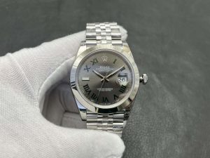 Datejust 126300 41mm Wimbledon Jub SS/SS Grey/Rmn VSF DD3235