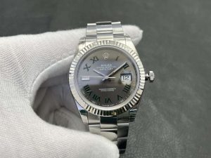 Datejust 126334 41mm Oys Wimbledon SS/SS Grey Dial VSF V2 DD3235