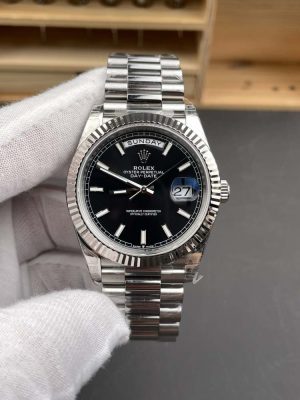 DayDate 228239 40mm SS/SS Black/Stk VSF V2 DD3255 (Gain Weight)