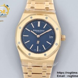 Royal Oak 39mm 15202 RG ZF 1:1 Best Edition Blue Textured Dial on RG Bracelet A2121