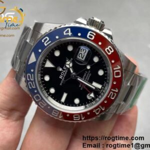 C+ Factory GMT-Master II 126710 BLRO Red/Blue Ceramic Best Edition on SS Oyster Bracelet