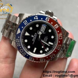 C+ Factory GMT-Master II 126710 BLRO Red/Blue Ceramic Best Edition on SS Jubilee Bracelet