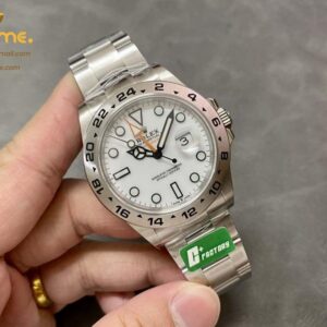 Explorer II 42mm 226570 904L SS JVSF 1:1 Best Edition White Dial on SS Bracelet VR3285