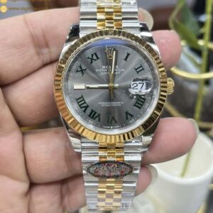 Datejust 126333 41mm Jub YG/SS Grey/Rmn Clean VR3235