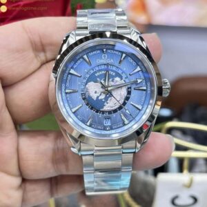 Aqua Terra 150M 43mm 24 VSF 1:1 Best Edition Summer Blue Dial on SS Bracelet A8938 Super Clone