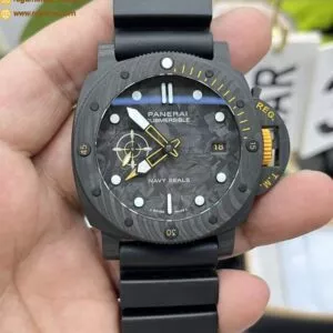 Submersible PAM1324 44mm Carbon/RU Black Dial VSF P9011