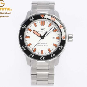 Aquatimer 44mm Blk/Org bezel White/Stk SS/SS RSF A2892