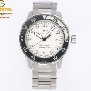 Aquatimer 44mm Blk/Wht bezel White/Stk SS/SS RSF A2892