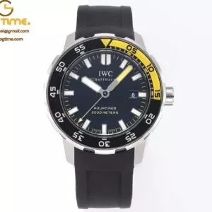 Aquatimer 44mm Blk/Yellow bezel Black/Stk SS/RU RSF A2892