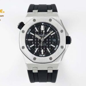 Royal Oak Offshore Diver 15710 42mm SS/RU Black/Stk APSF SA3120 Super Clone