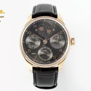 Portugieser Perpetual Calendar 5034 42mm RG/LE Black/Num APSF A52010
