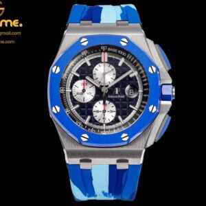 Royal Oak Offshore 26400SO Camouflage 44mm SS/RU Blue Dial TKF A7750