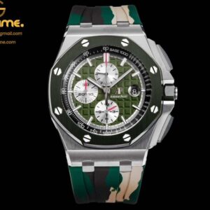 Royal Oak Offshore 26400SO Camouflage 44mm SS/RU Green Dial TKF A7750
