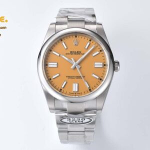 Oyster Perpetual 124300 41mm SS/SS Yellow/Stk Clean VR3230