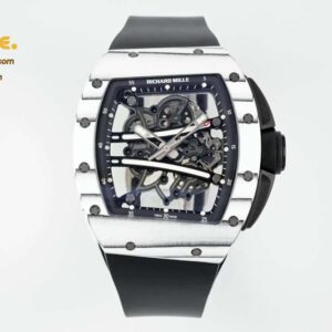 RM61-01 Yohan Blake White NTPT on Black Rubber Strap ZF RMUL2