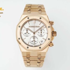 Royal Oak Chrono 26240OR 41mm RG/RG White Dial APS SH4401 Super Clone