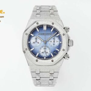 Royal Oak Chrono 26240BA Frosted 41mm SS Blue Dial APS SH4401 Super Clone