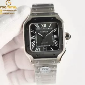 Santos De Cartier Mens XL 40mm SS/SS Gray BVF 9019