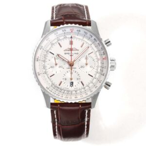 Navitimer B01 Chronograph SS/LE White/Stk BLSF Asian B01