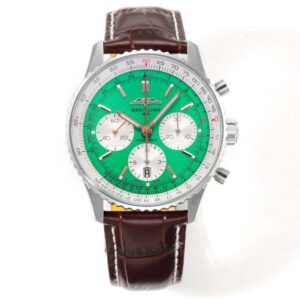 Navitimer B01 Chronograph SS/LE Green/Stk BLSF Asian B01