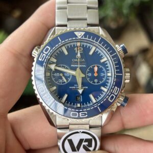 Planet Ocean 600m Chrono 45.5mm SS/SS Blue Dial VRF A9900