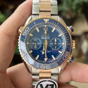 Planet Ocean 600m Chrono 45.5mm RG/SS Blue Dial VRF A9900