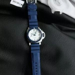 Submersible PAM1696 44mm SS/RU White Dial VSF P9000