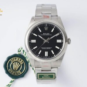 KING Factory Oyster Pert 41mm 124300 Oys SS/SS Black VR3230