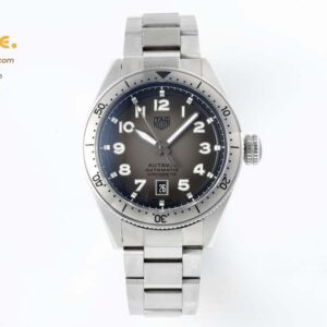 Autavia SS 42mm TARF 1:1 Best Edition Gray Dial SS Bezel on SS Bracelet SW200